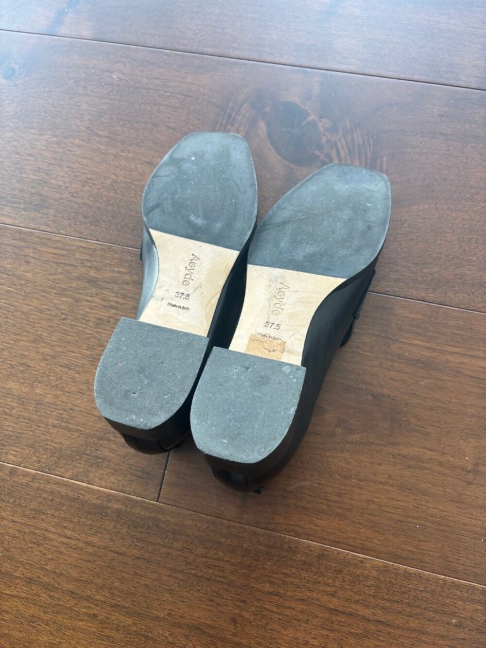 Aeyde Julie Loafers Black Leather EU 37.5